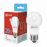 Лампа светодиодная LED-A60-VC 20Вт грушевидная 6500К холод. бел. E27 1900лм 230В IN HOME 4690612020310