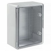 Корпус ударопрочный ЩМПп 400х300х170 IK10 IP65 прозр. дверь АБС пластик PRIZMA TOKOV ELECTRIC TKE-PZ-CPB03-IK10-IP65
