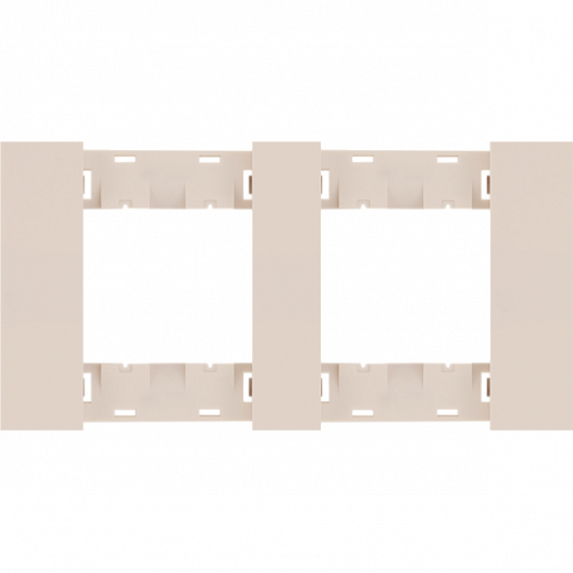 Рамка 2-ая (ПЕСОЧНЫЙ МАТОВЫЙ) MEITON AA4802M2AM