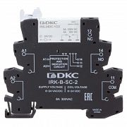 Реле интерфейсное 1CO ком. ток 6А AgSnO2 напряжение 24В AC/DC винт. клеммы DKC IRK-24UC-1CO